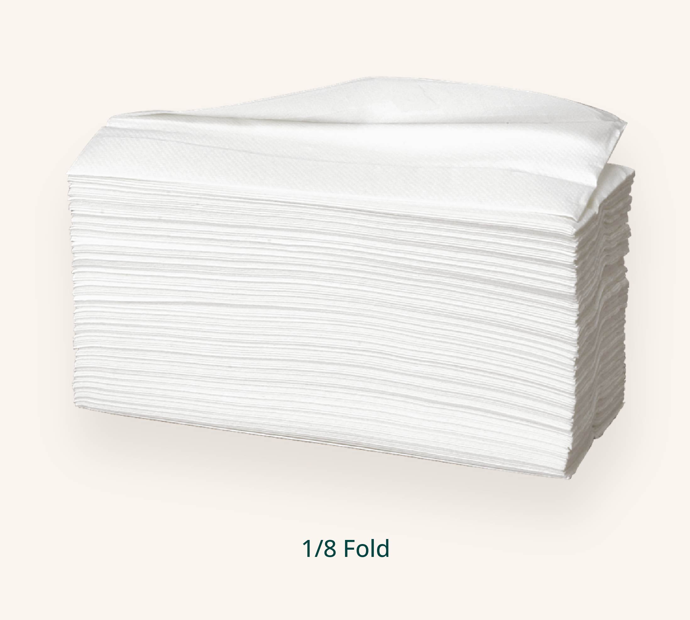 1/8 fold paper napkins