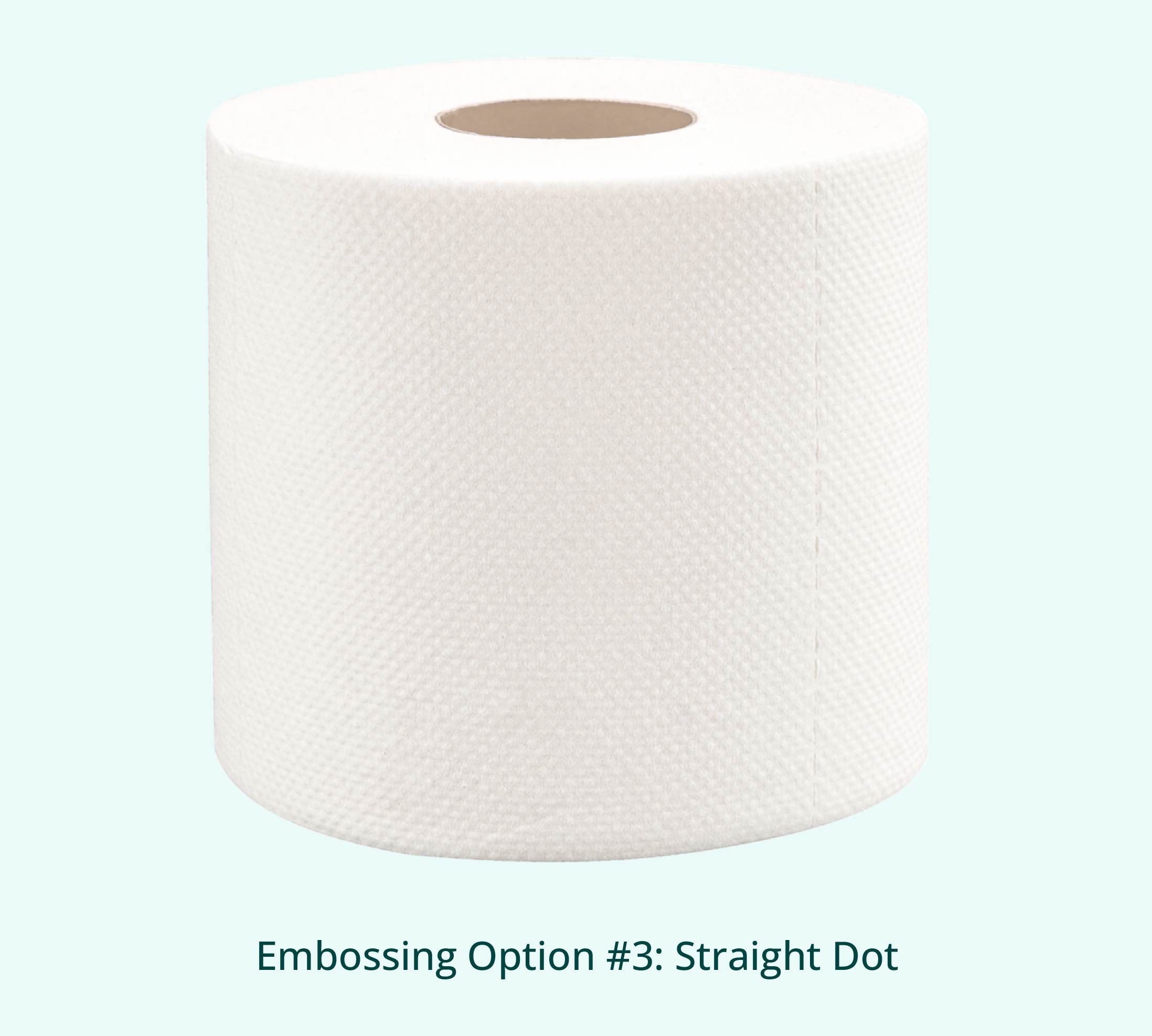 Embossing Option #3: Straight Dot